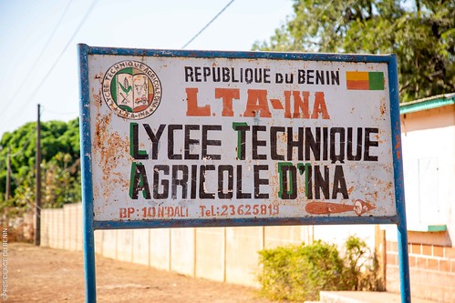 Lycée technique au Bénin.