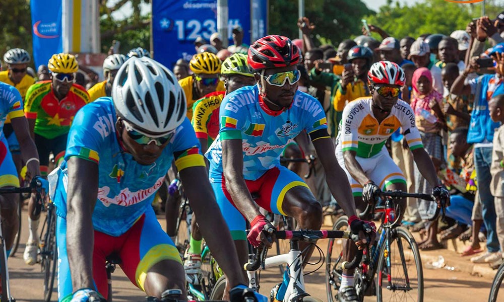 Tour cycliste du Bénin : la première étape lancée à Boukoumbé