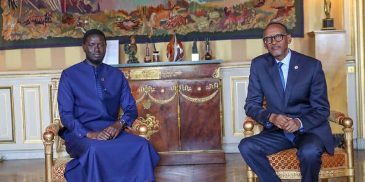 Diplomatie: Bassirou Diomaye Faye annoncé chez Paul Kagame