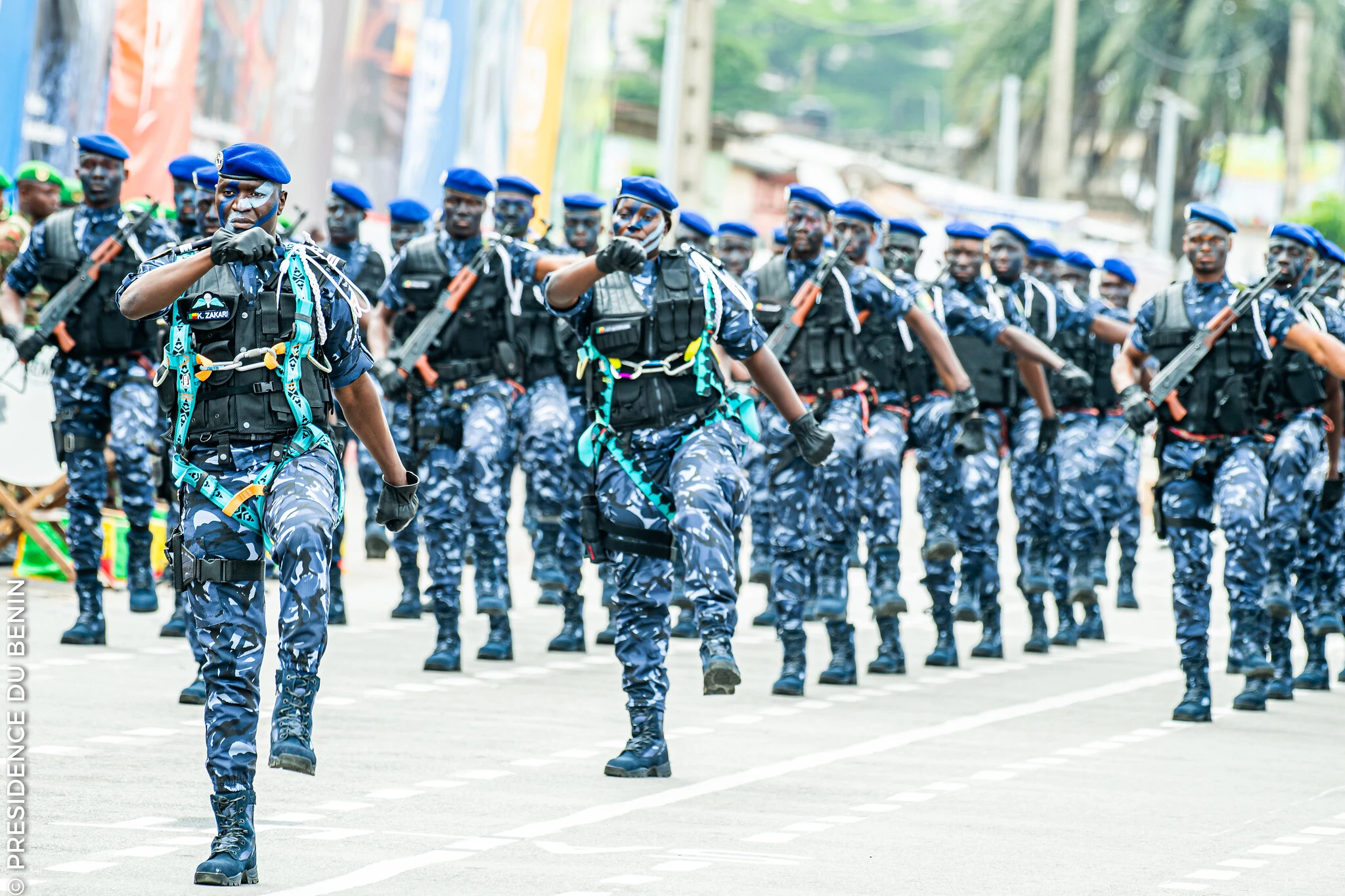 Défilé du 1er août 2024 au Bénin : la police républicaine ouvre le bal des préparatifs