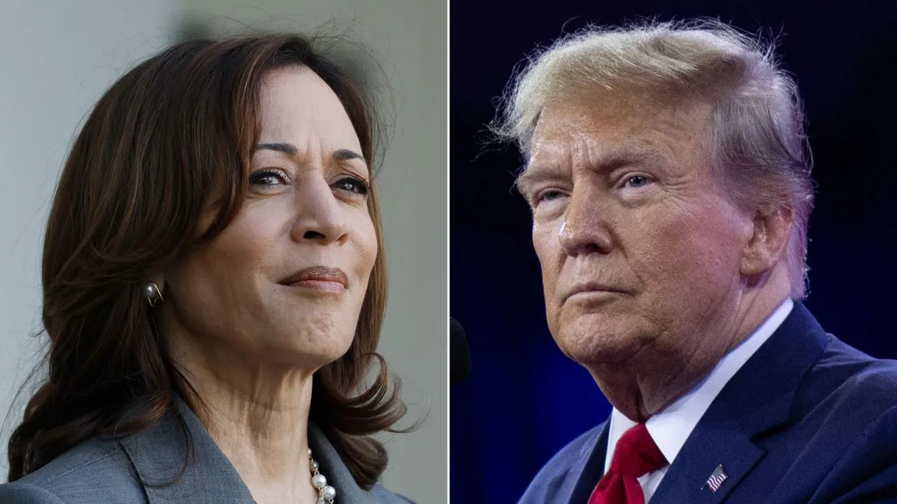 Kamala Harris et Donald Trump.