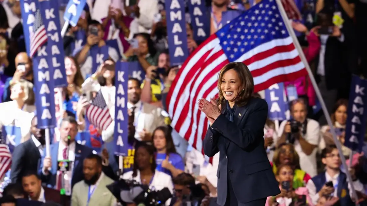 "Je serai une présidente qui nous unit autour de nos plus grandes ambitions", Kamala Harris, Vice-présidente des Etats-Unis