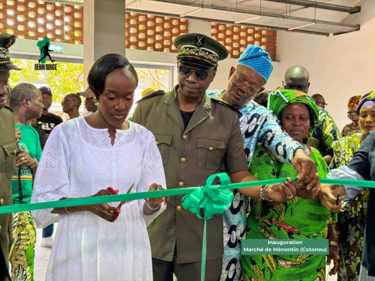 Bénin : le marché moderne de Mènontin mis en service