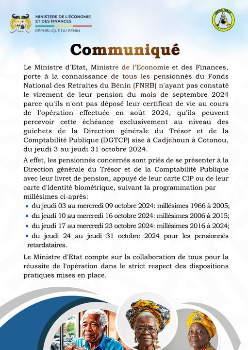 COMMUNIQUE DU GOUVERNEMENT