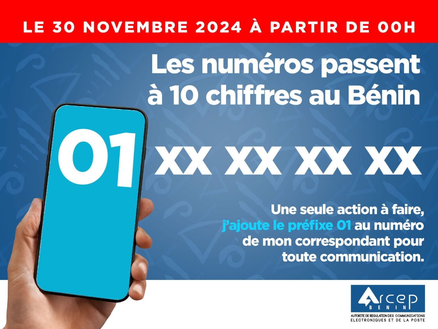 Bénin : tout savoir sur le passage des numéros de 8 à 10 chiffres