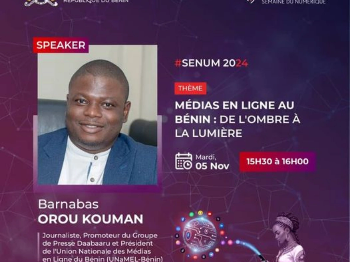 SENUM 2024 : UNaMEL-Bénin annonce une communication au profit des médias en ligne