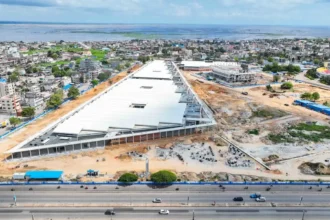 Pôle commercial au stade Mathieu Kérékou : l'avancée des travaux (vidéo)