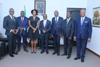 Bénin : Conrad Gbaguidi reçoit six ambassadeurs béninois nouvellement nommés