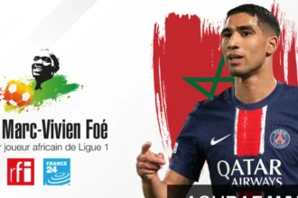 Le Marocain Achraf Hakimi remporte le Prix Marc Vivien Foé 2025