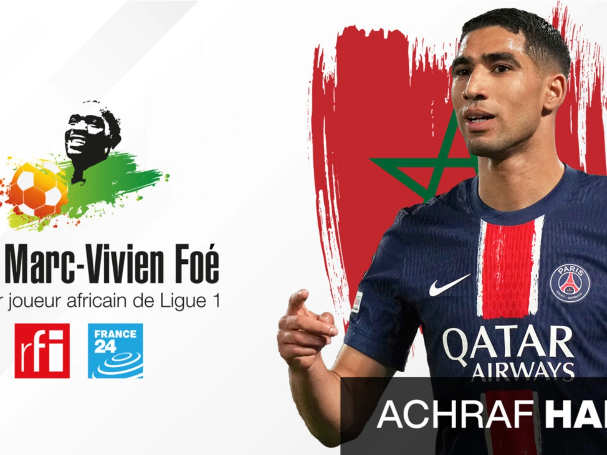 Le Marocain Achraf Hakimi remporte le Prix Marc Vivien Foé 2025