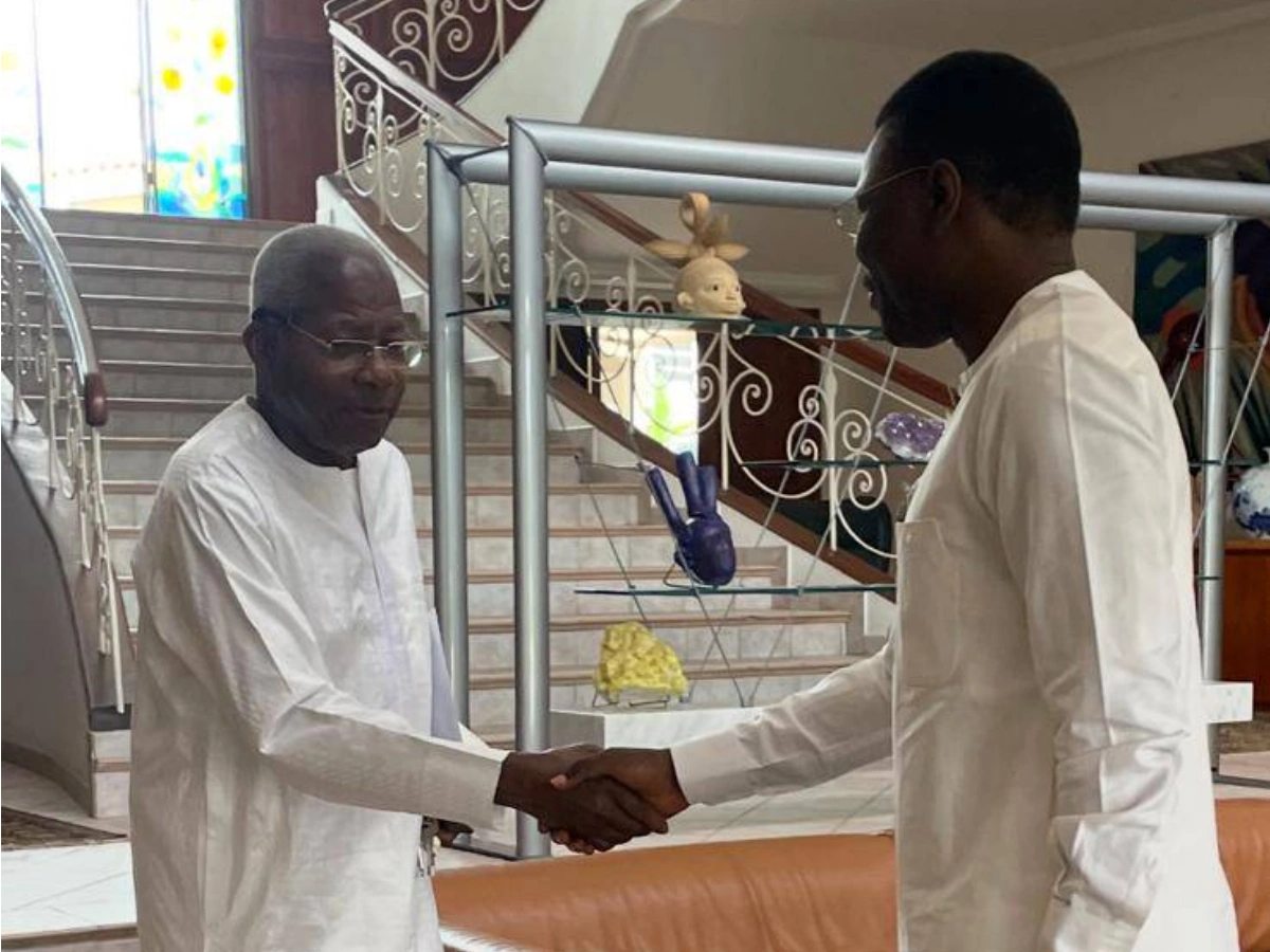 Joseph Djogbénou au domicile de Me Adrien Houngbédji
