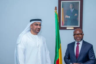 Bénin : l'ambassadeur des Émirats Arabes Unis reçu par Conrad Gbaguidi