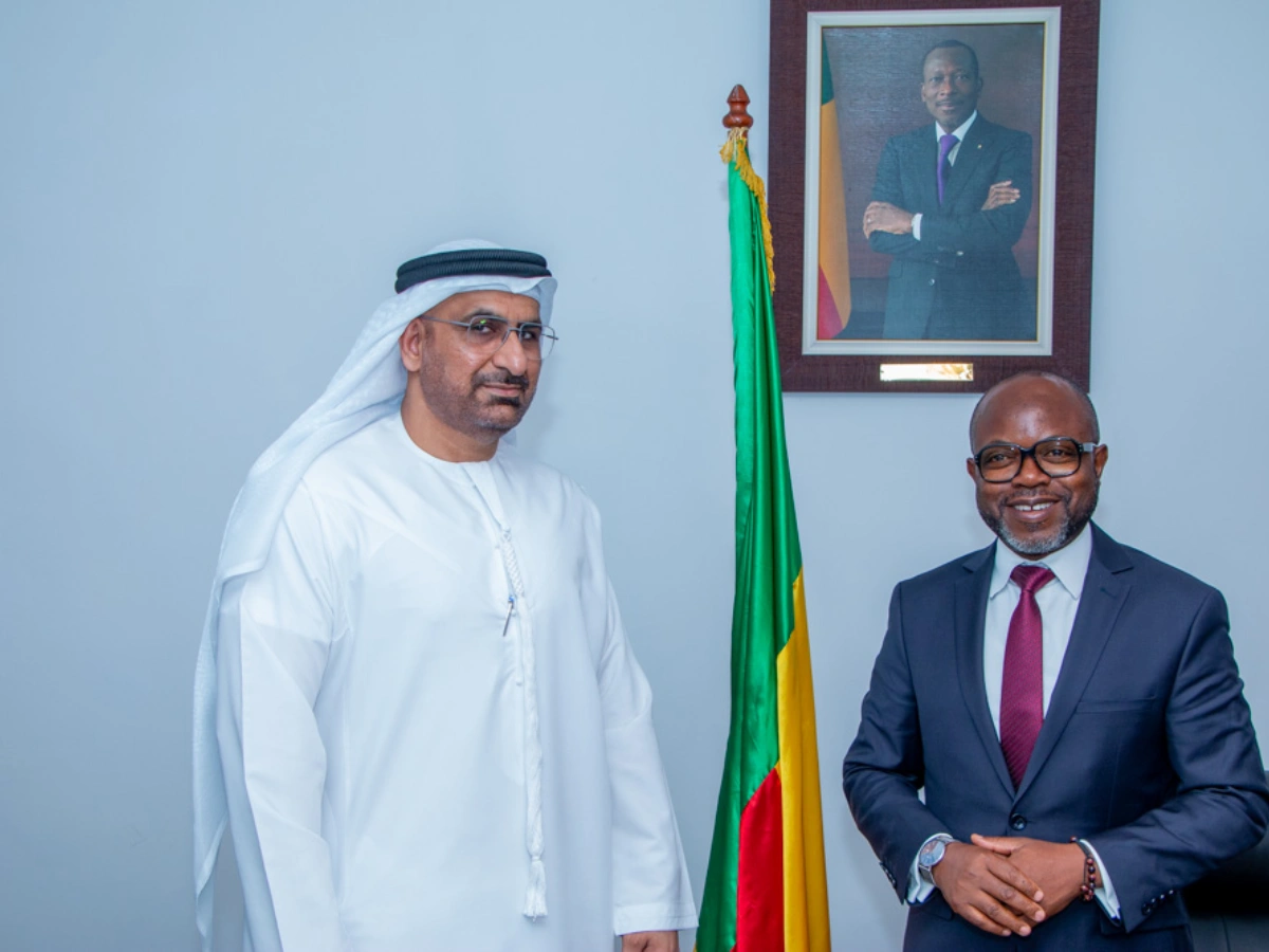 Bénin : l'ambassadeur des Émirats Arabes Unis reçu par Conrad Gbaguidi