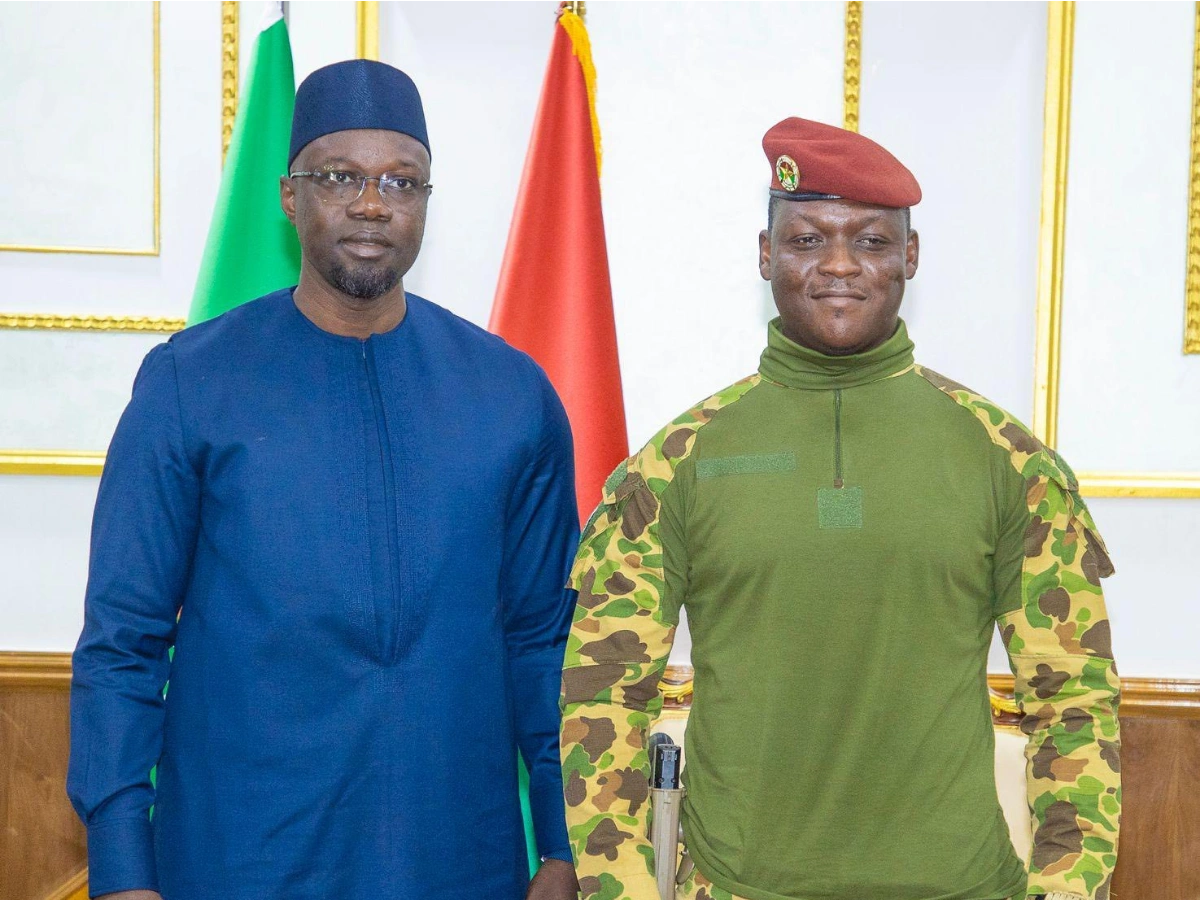 Burkina Faso : Ousmane Sonko reçu par Ibrahim Traoré