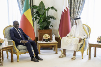 Patrice Talon reçu par l'Emir du Qatar