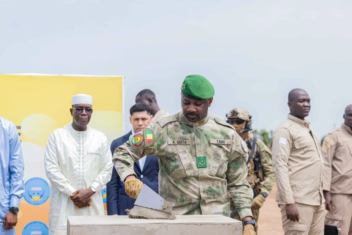 Mali : Assimi Goïta lance les travaux de construction de la raffinerie d’or de Bamako