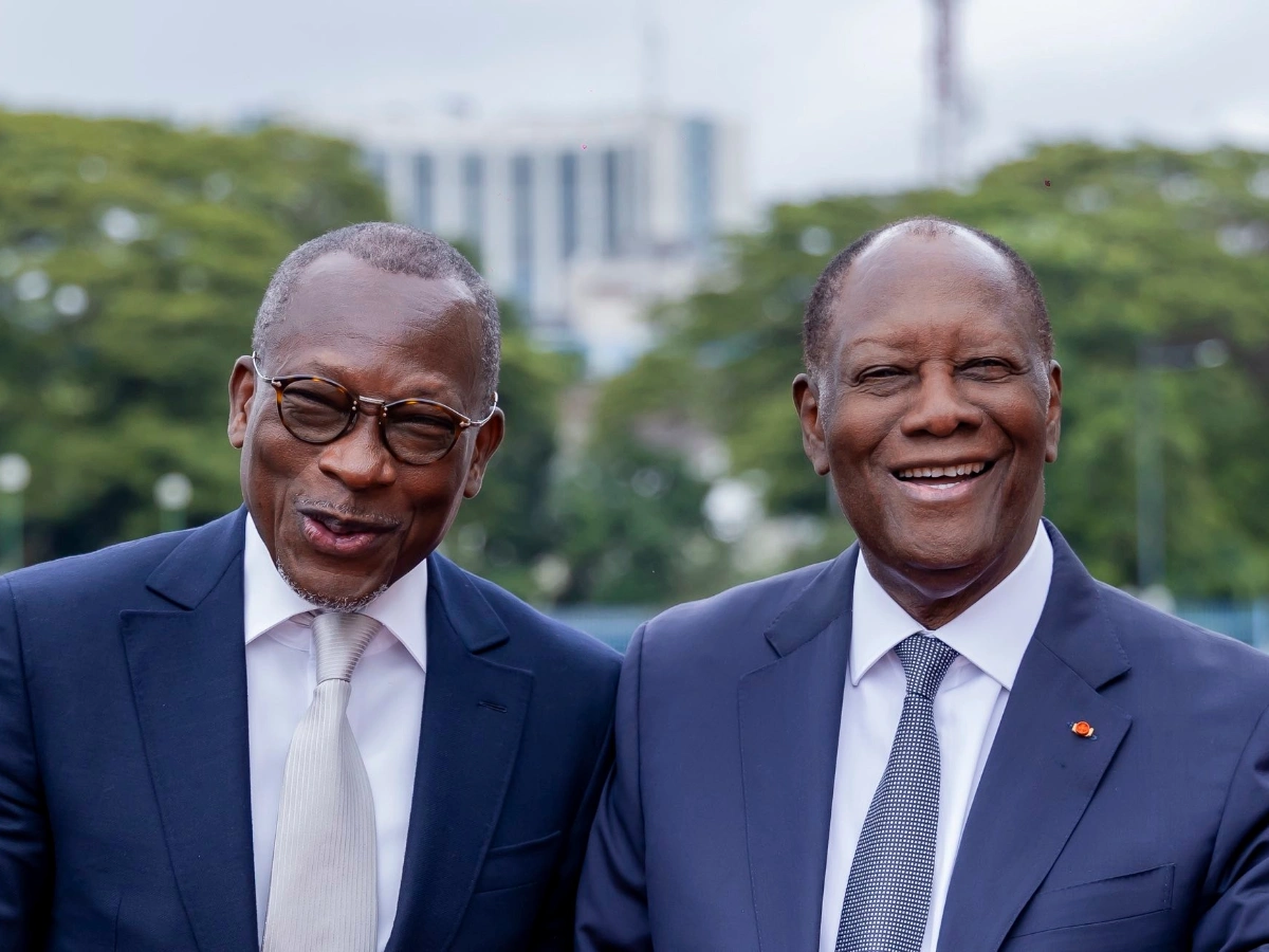 Patrice Talon reçu par Alassane Ouattara
