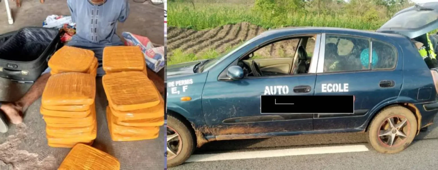 Savè : un promoteur d’auto-école arrêté avec 43 plaquettes de stupéfiants