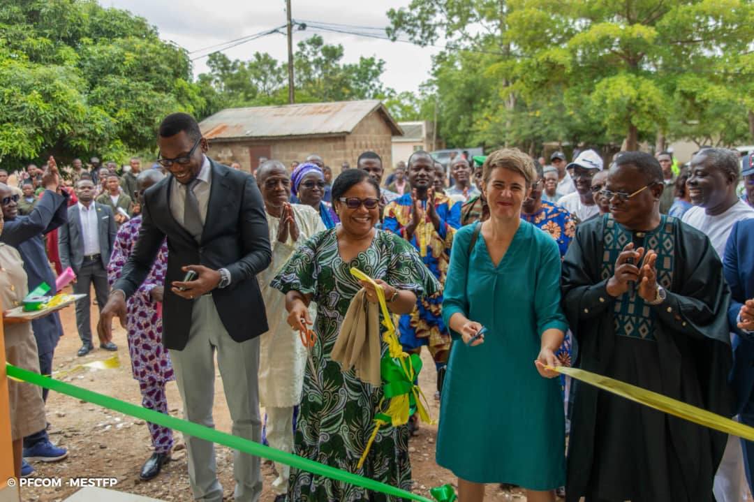 Cérémonie d'inauguration du Lycée Technique d'INA, à Bembéréké