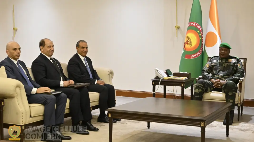 Diplomatie régionale : Abdourahamane Tiani reçoit un émissaire égyptien à Niamey