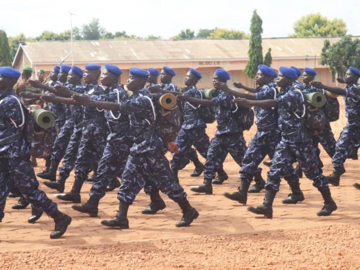 Police Républicaine: 1785 nouvelles recrues sortent du centre de formation militaire de Bembèrèkè