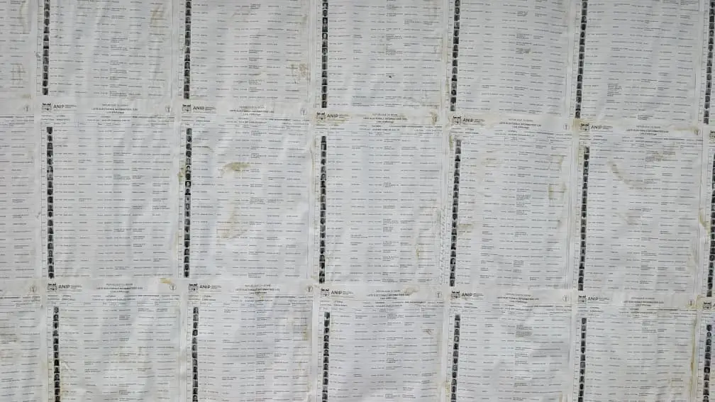 affichage liste électorale réactions béninois