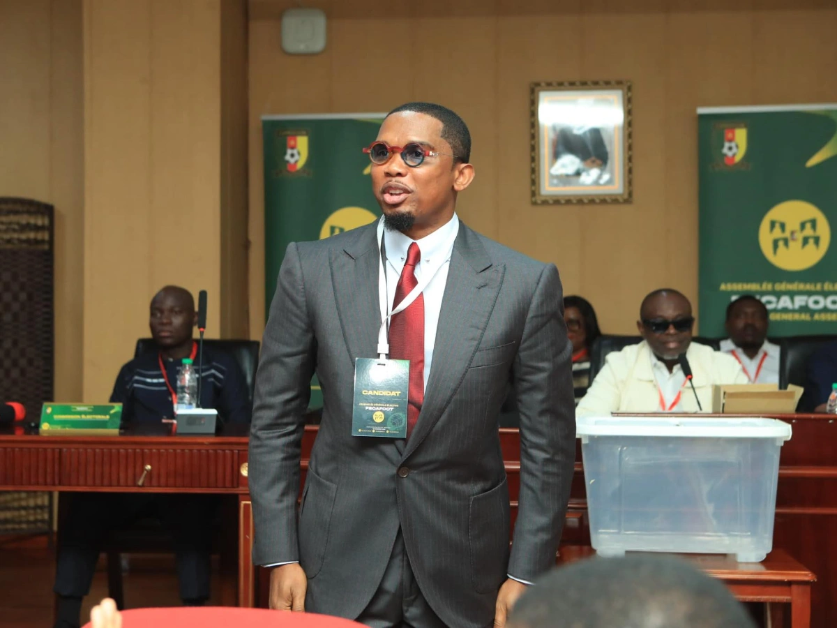 samuel Eto'o réélu président