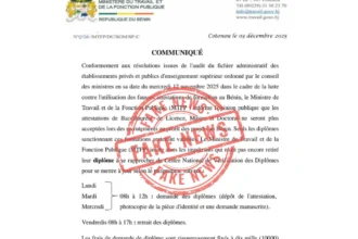 recrutements publics bénin