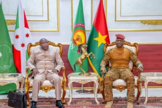 evariste Ndayishimiye en visite de travail à ouagadougou