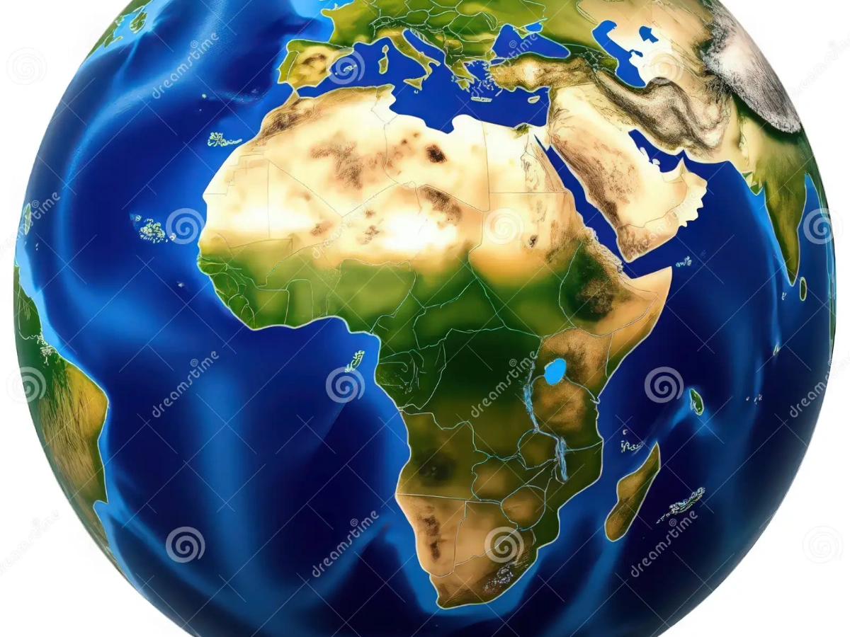 taille afrique carte