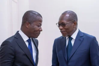 Wilfried Léandre Houngbédji donne des conseils à son successeur