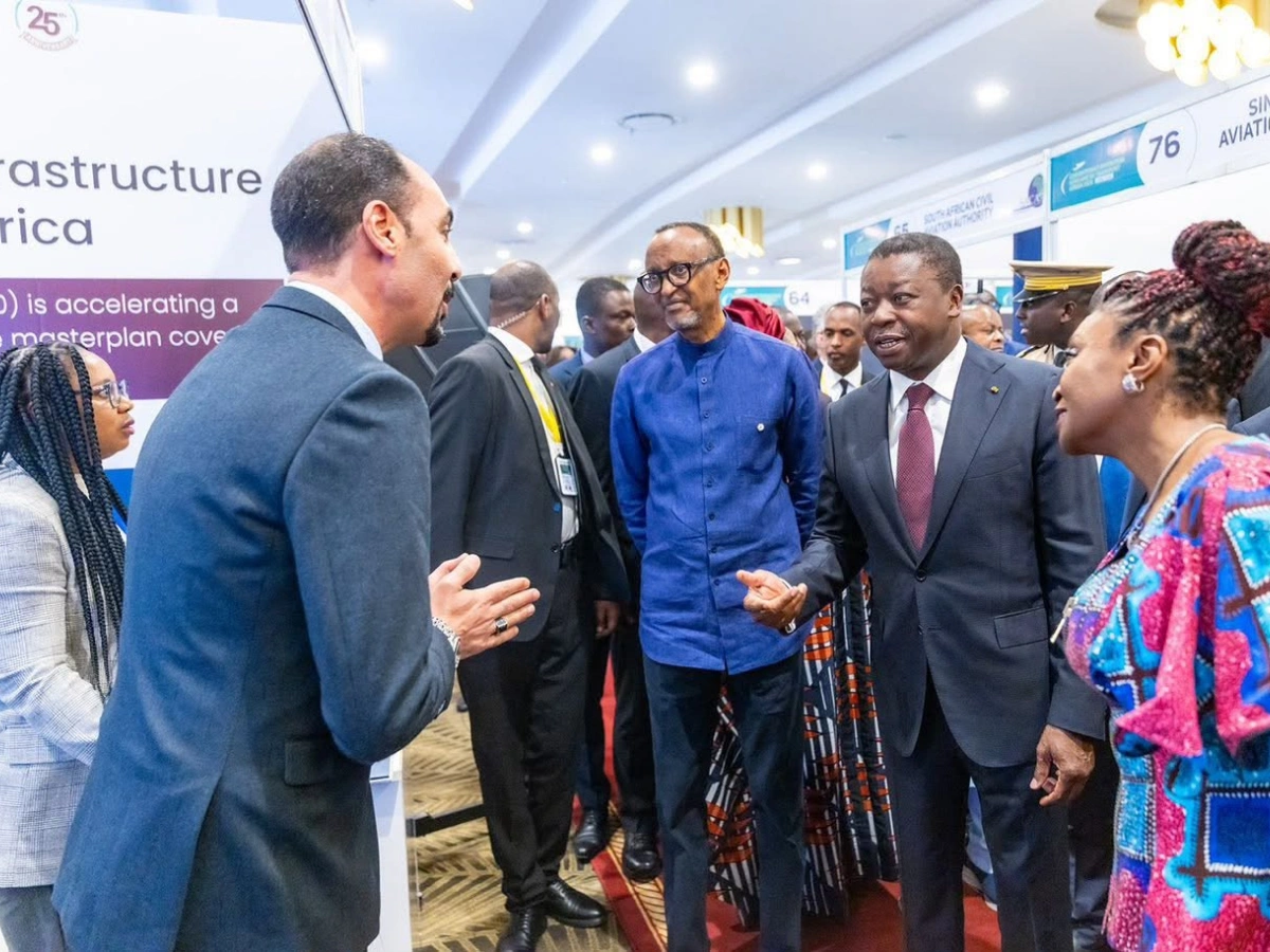 à l’occasion de l’ouverture de la Convention et Exposition africaines du transport aérien 2026, organisée à Lomé.