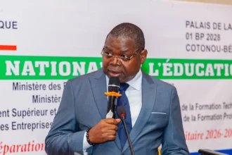 Clément Koutchadé au séminaire du CNE sur la rentrée scolaire 2026-2027