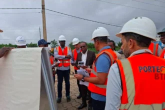 Georges Alé en visite de chantiers à Abomey-Calavi