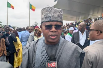 Eric Houndété à la fête de l'indépendance du Bénin