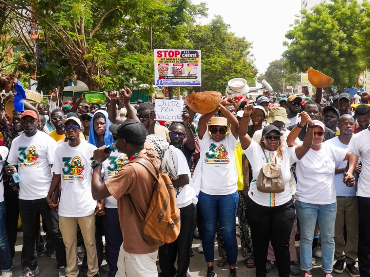 Cherté de la vie au Sénégal. Des centaines de manifestants dans les rues de Dakar