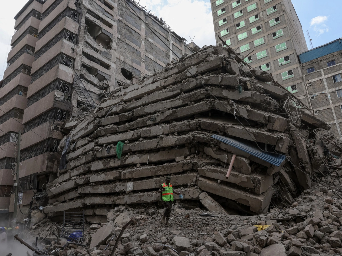Effondrement d’un immeuble de plus de 15 étages en construction à Nairobi