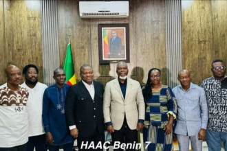 Le CNPA-Bénin reçu à la HAAC par Edouard Loko