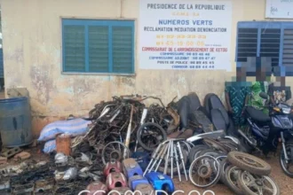 Kétou : deux suspects interpellés dans un réseau présumé de voleurs de motos